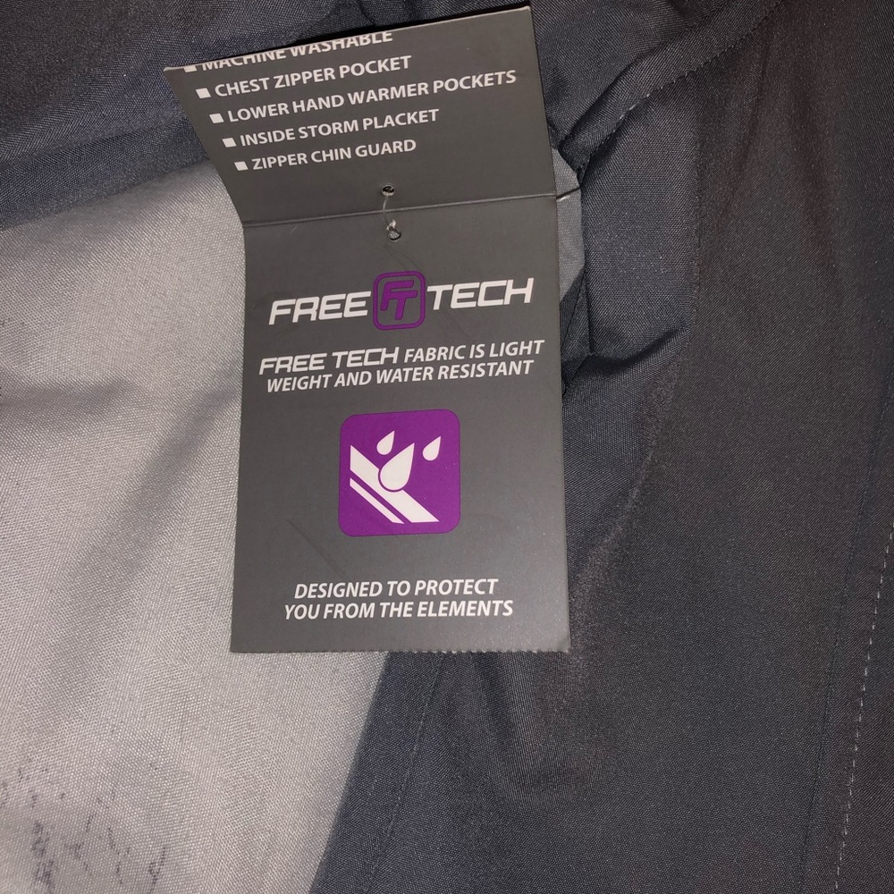 FreeTech active white/gray jacket